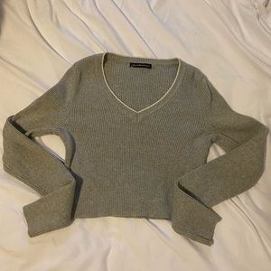 gray brandy sweater